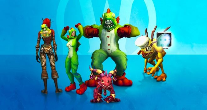 《魔兽世界》新品发布：绿色偎鳍鱼人装备